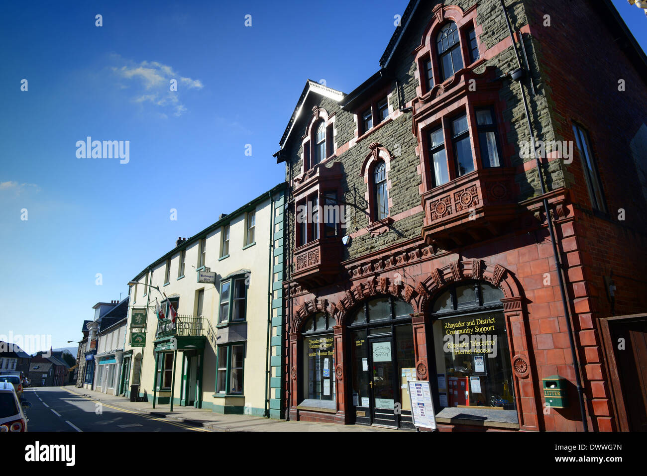 Rhayader in Powys Mid Wales UK Foto Stock