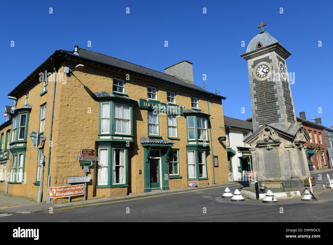 Rhayader in Powys Mid Wales UK Foto Stock