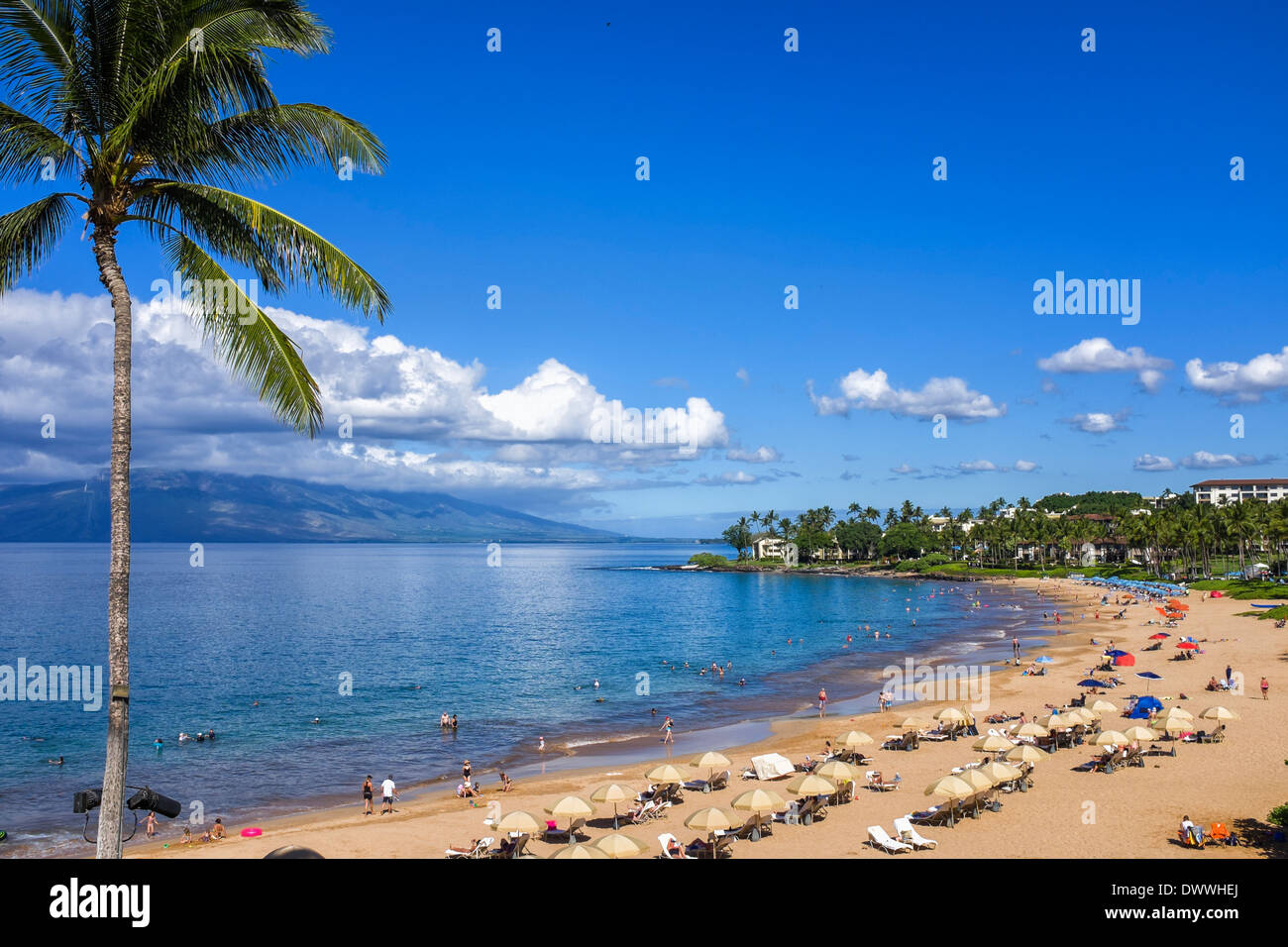 Il Wailea Beach, Maui, Hawaii. Foto Stock
