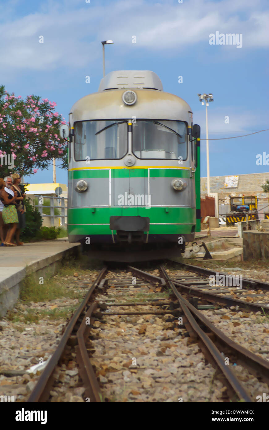 " Treno Verde " Treno turistico Sardegna. Italia Foto Stock