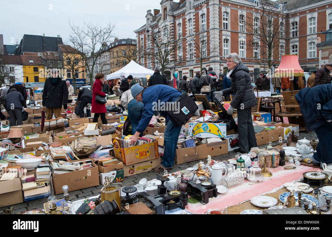 Mercatino delle pulci Foto Stock