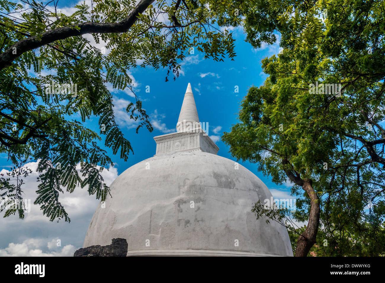 Polonnaruwa antica città Lankatilaka UNESCO World Heritage Site Sri Lanka Foto Stock
