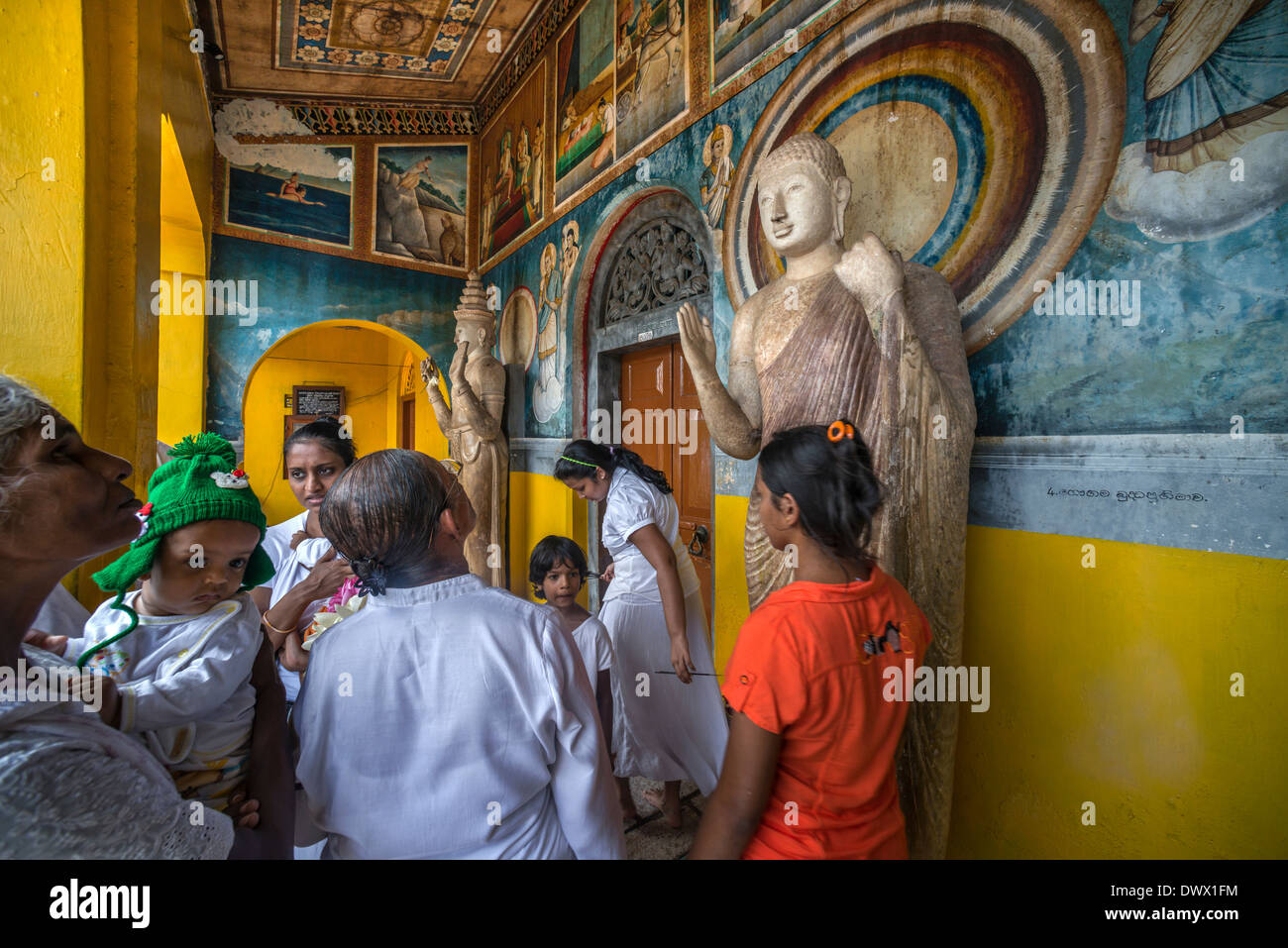 Stupa Ruwanwelisaya Sri Lanka Foto Stock