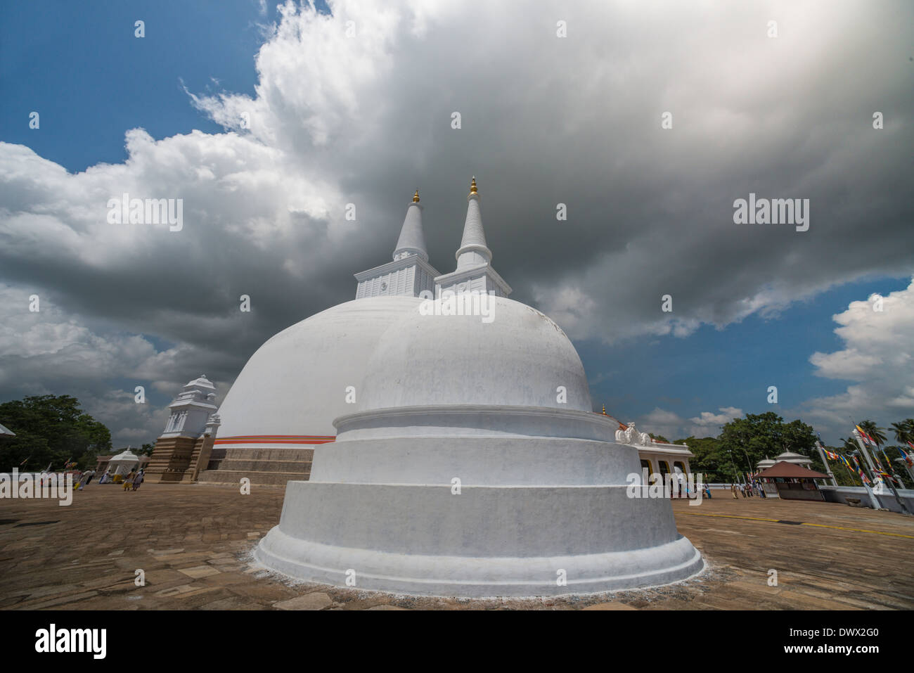 Stupa Ruwanwelisaya Sri Lanka Foto Stock