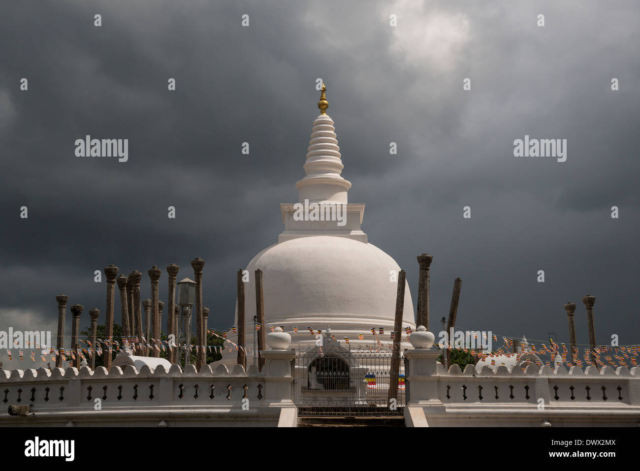 Stupa Ruwanwelisaya Sri Lanka Foto Stock