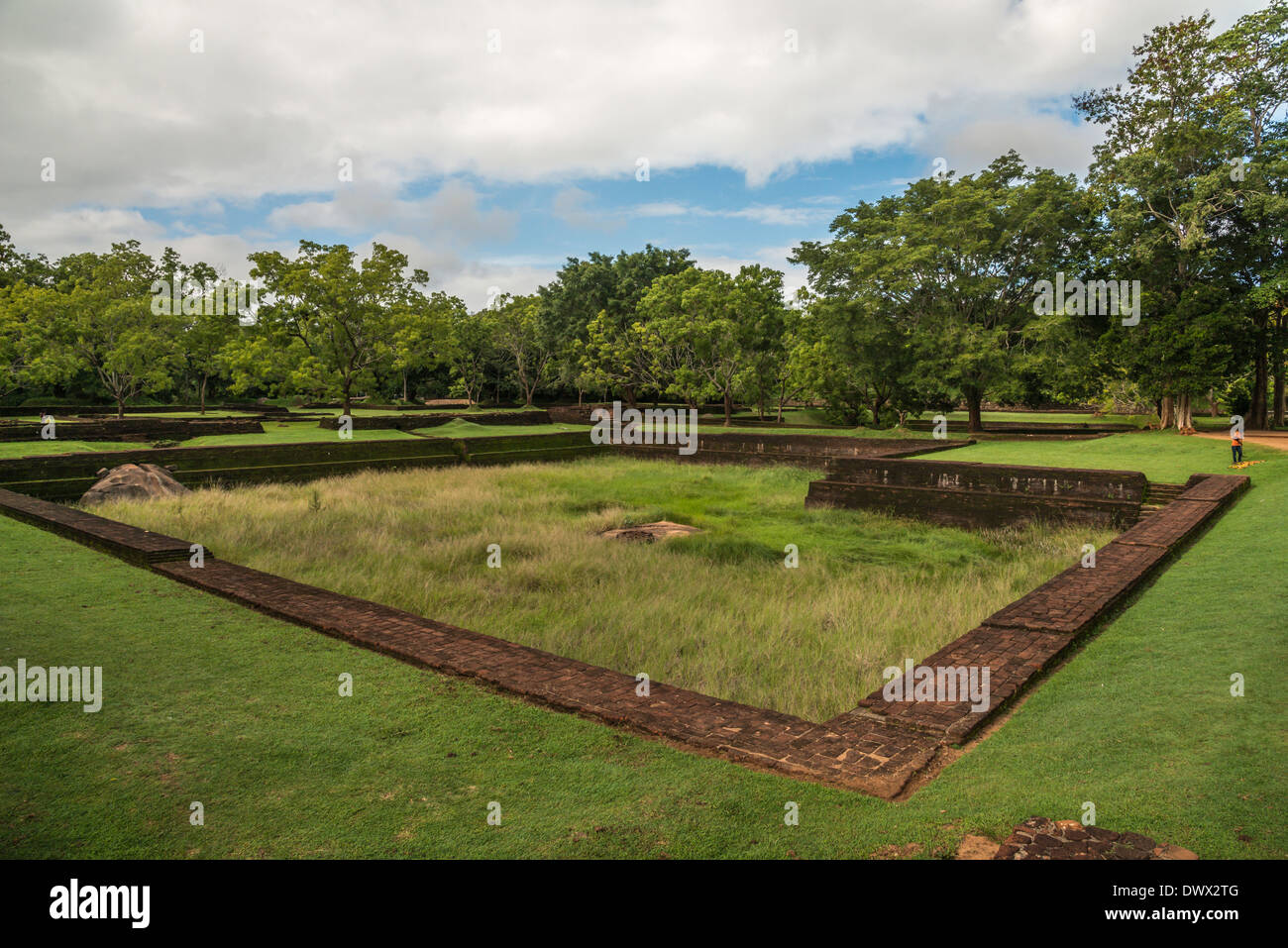 Sigiriya palazzo antico patrimonio UNESCO sito Sri Lanka Foto Stock