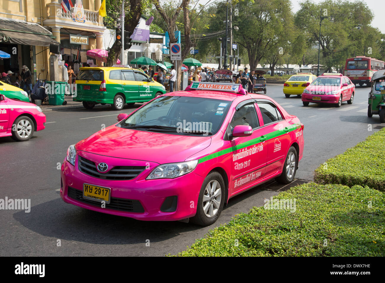 Bangkok metro taxi Thailandia Asia Foto Stock