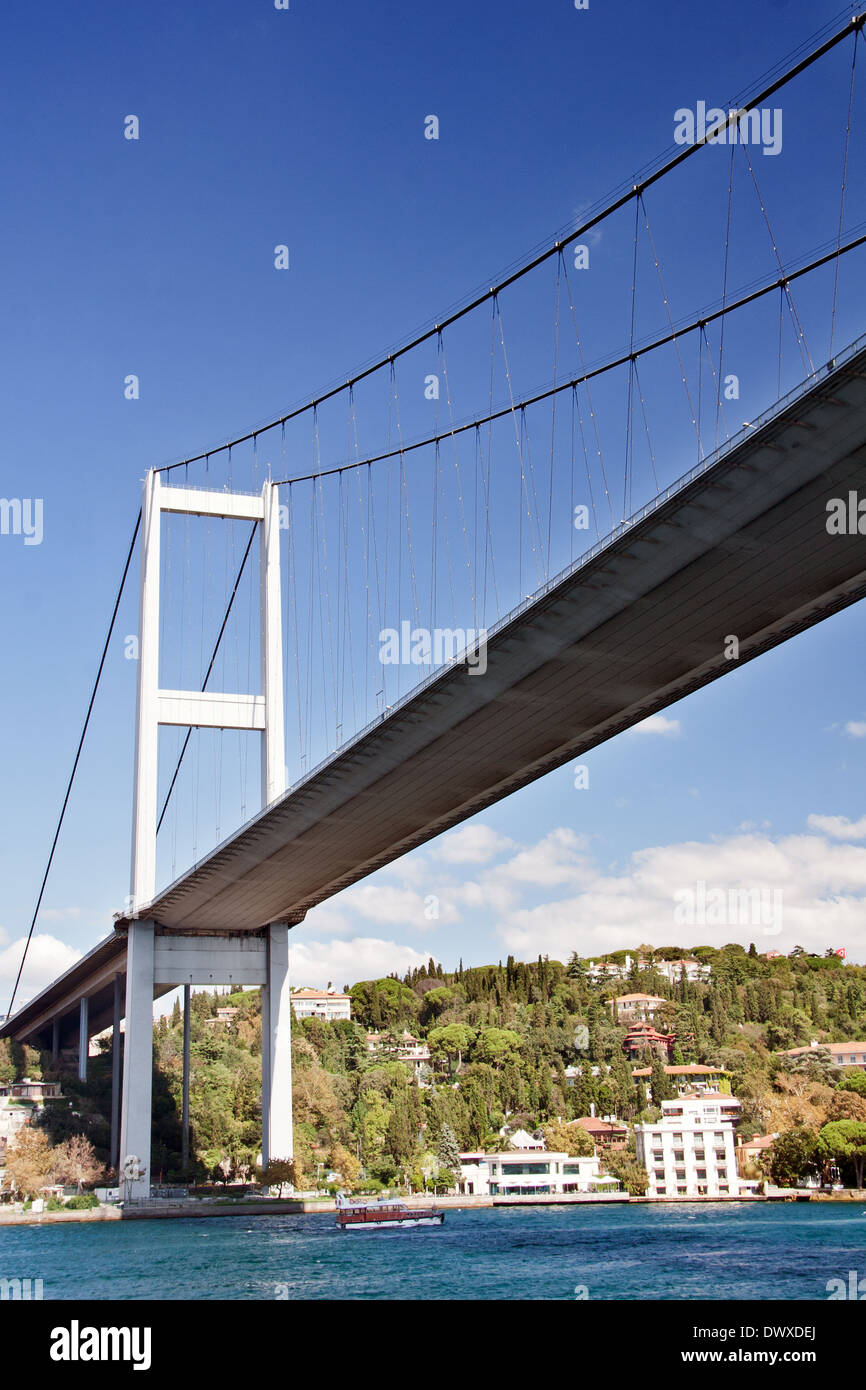 Ponte sul Bosforo, Istambul Foto Stock