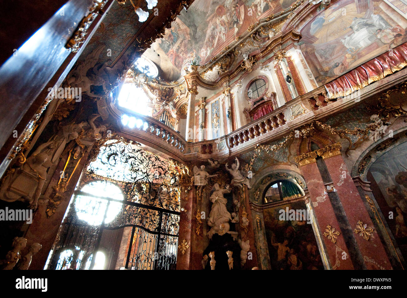 In Germania, in Baviera, Monaco di Baviera, Asamchurch Johann Nepomuk Chiesa Foto Stock