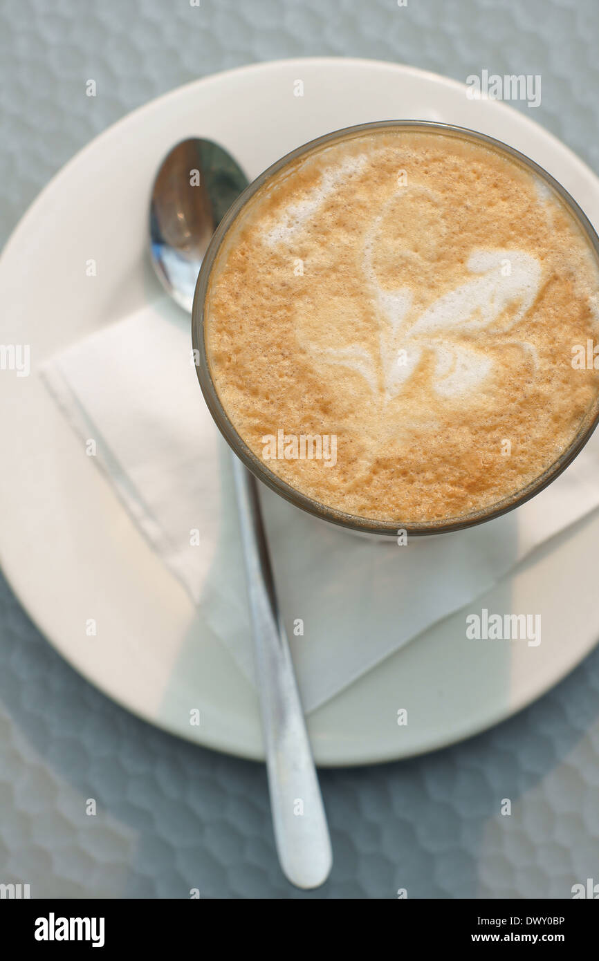 Spicy gingerbread caffè latte un famoso caffè aromatizzato Foto Stock