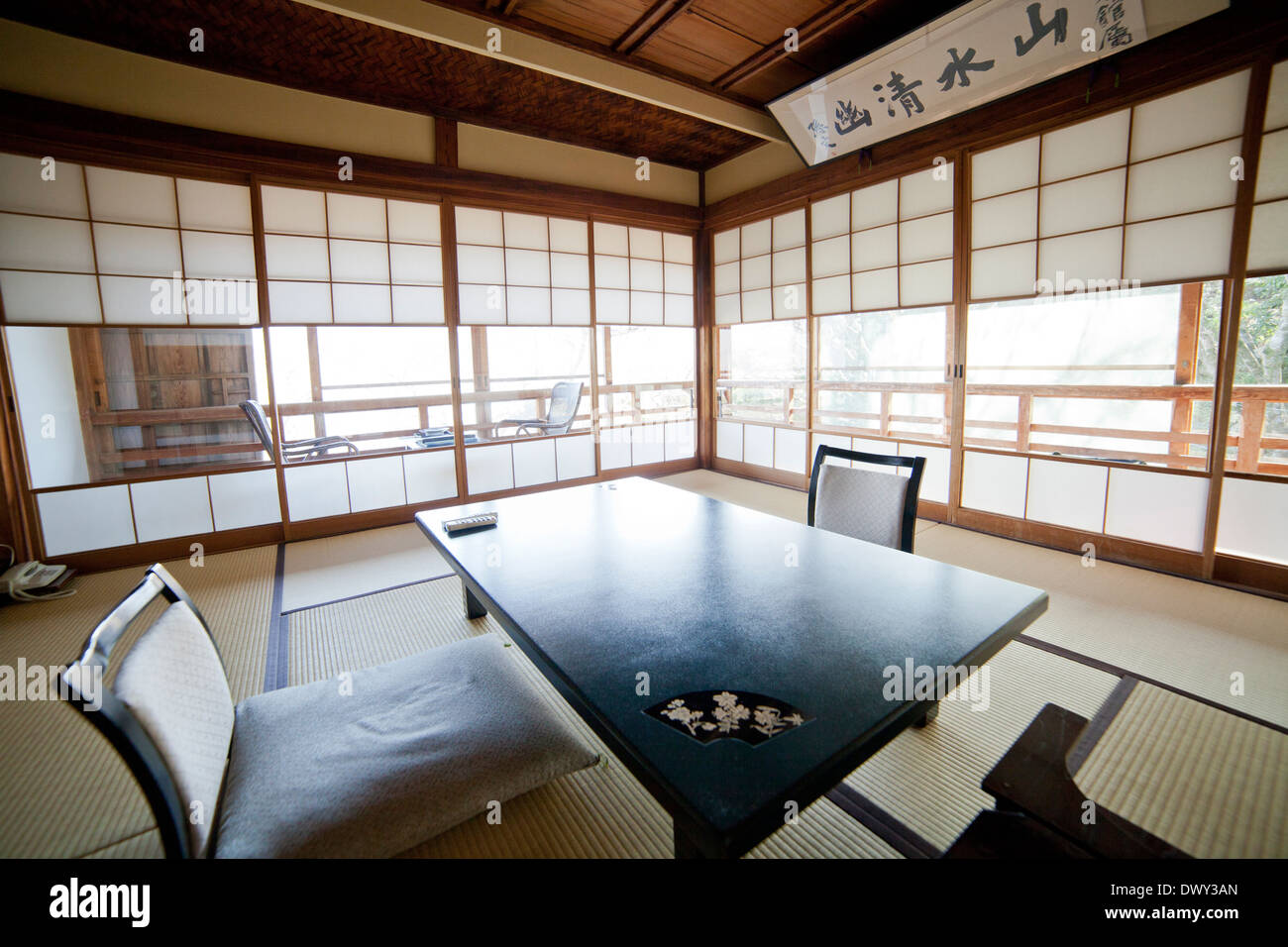 Hotel tradizionale in Giappone Foto Stock