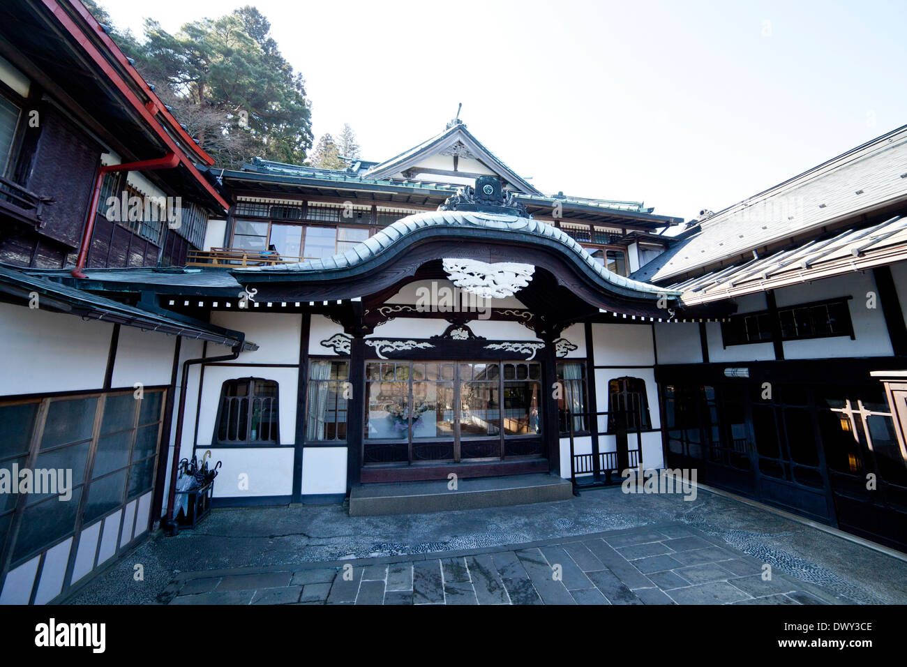 Hotel tradizionale in Giappone Foto Stock