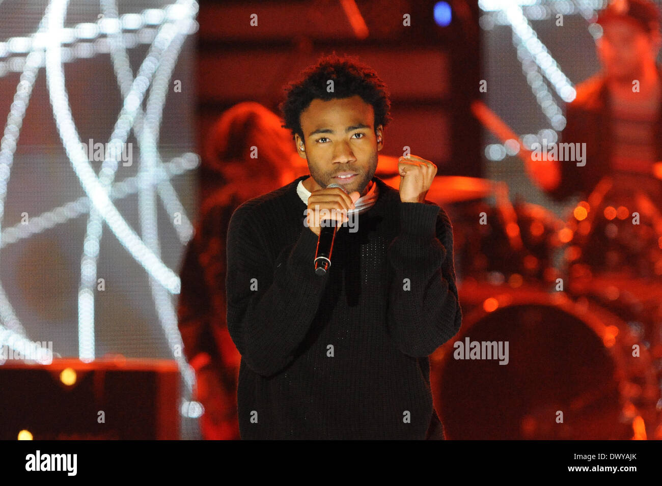 Austin, Texas, Stati Uniti d'America. 13 Mar, 2014. Childish Gambino esegue al mtvU Woodie Awards durante SXSW il 13 marzo 2014 di Austin in Texas - USA. © Manuel Nauta/NurPhoto/ZUMAPRESS.com/Alamy Live News Foto Stock