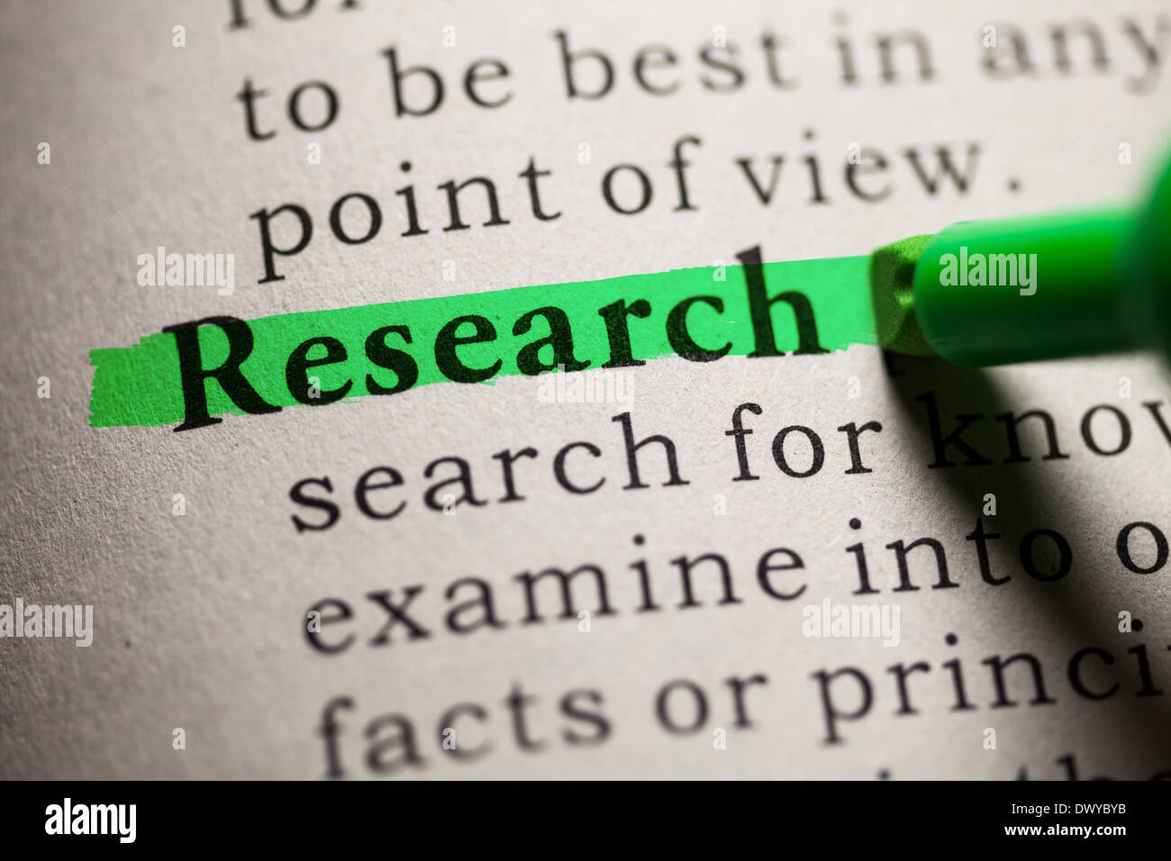Fake Dizionario, definizione della parola di ricerca. Foto Stock