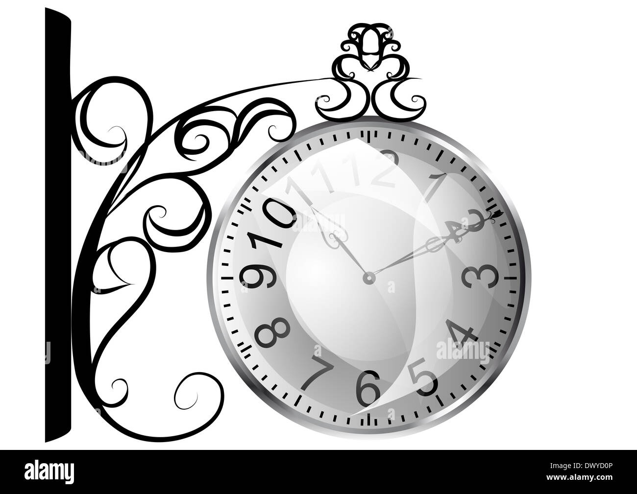 orologio della stazione Foto Stock