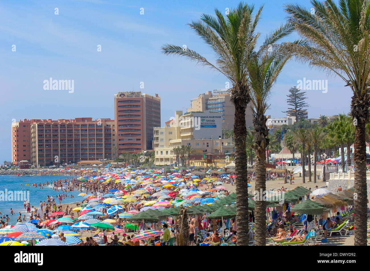 Spiaggia Benalmadena Foto Stock