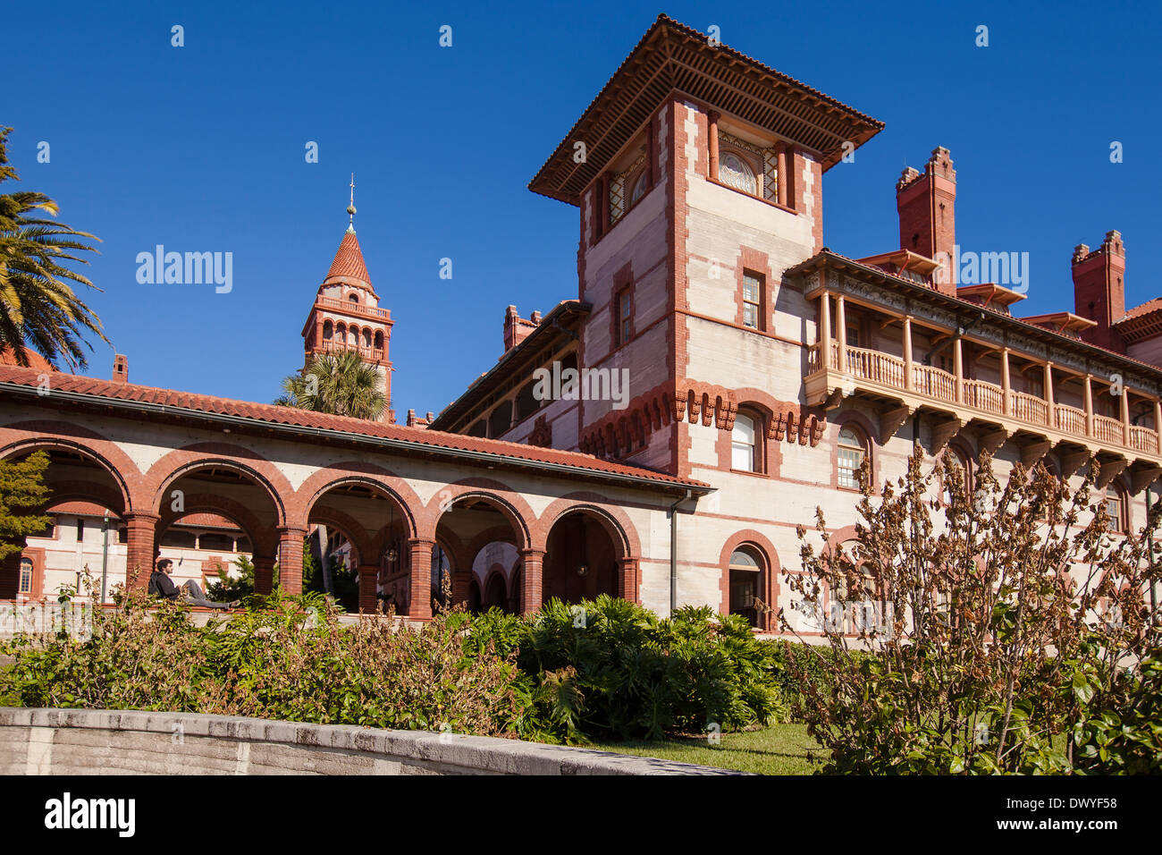 Ponce de Leon Hall di Flagler College è raffigurato in Sant'Agostino, Florida Foto Stock