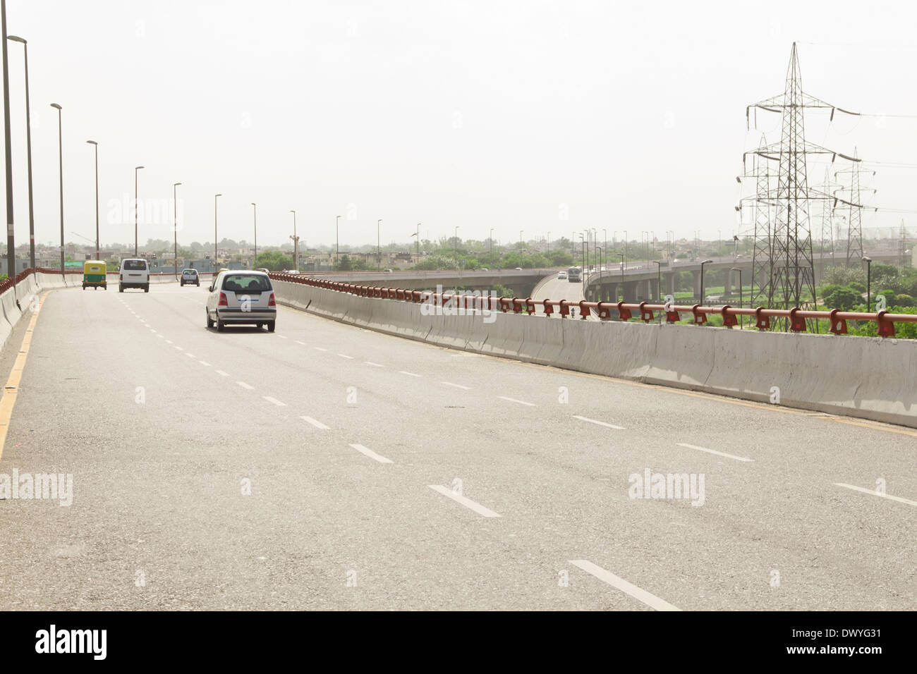 Indian autostrada sopraelevata Foto Stock