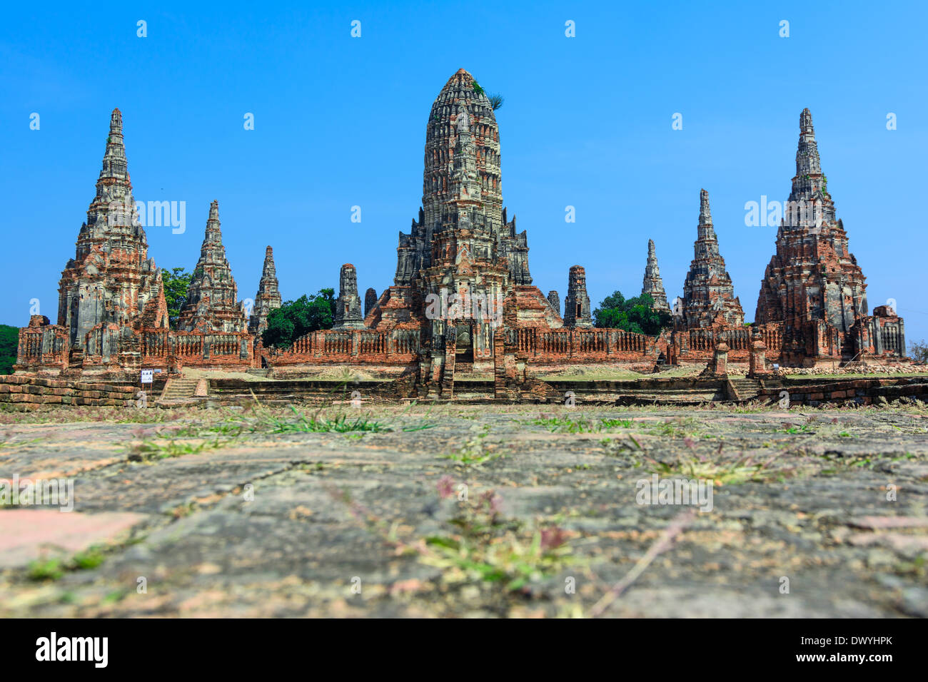 Wat Chaiwatthanaram, Ayuthaya Provincia, Thailandia Foto Stock