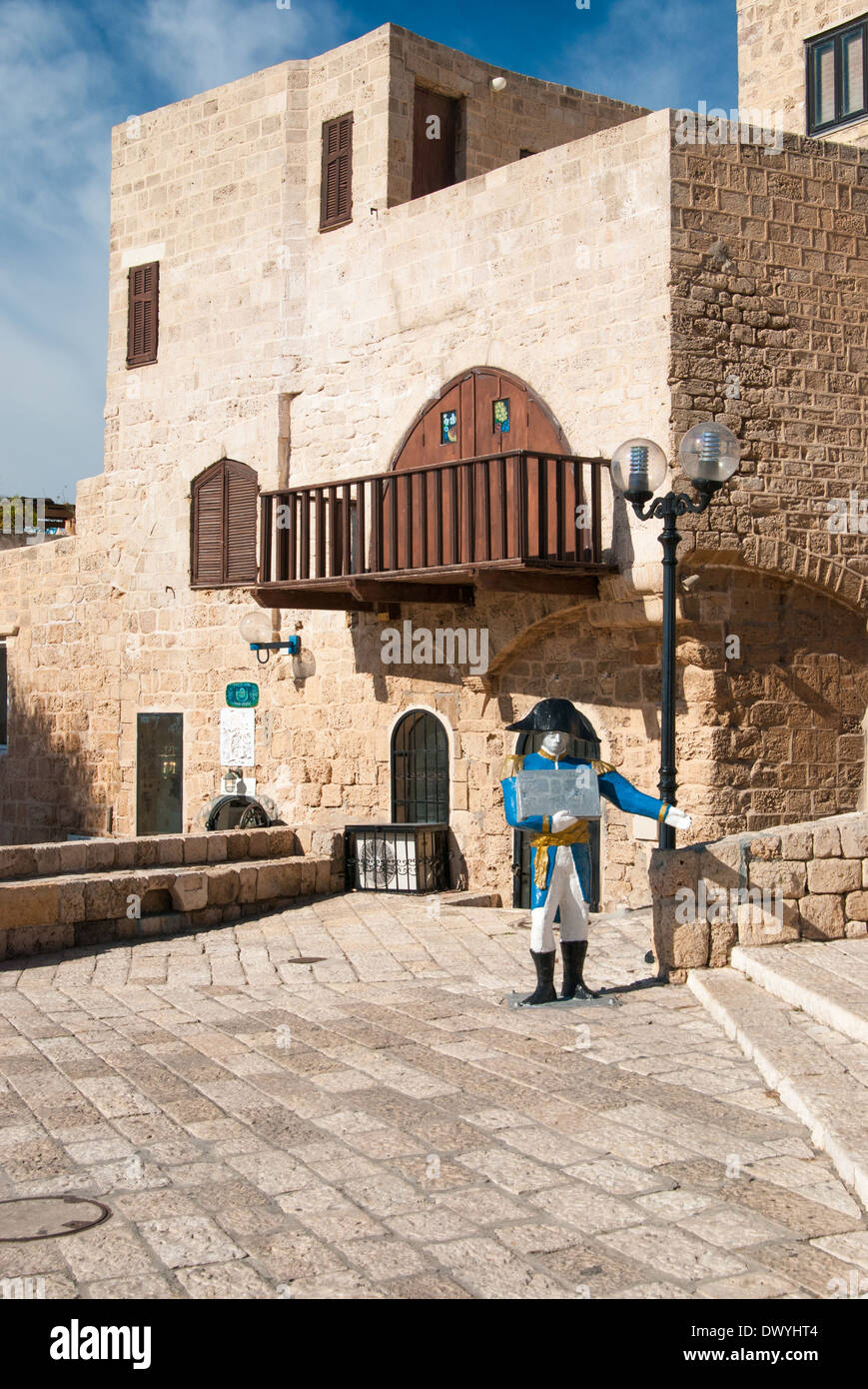 Il centro della città vecchia di Jaffa, Israele Foto Stock