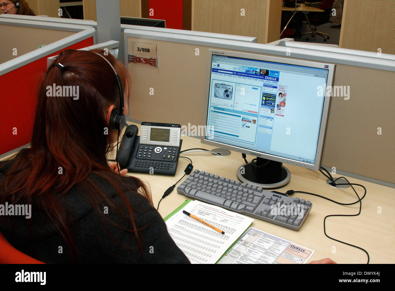 Fonte di comunicazione centro Berlino Foto Stock