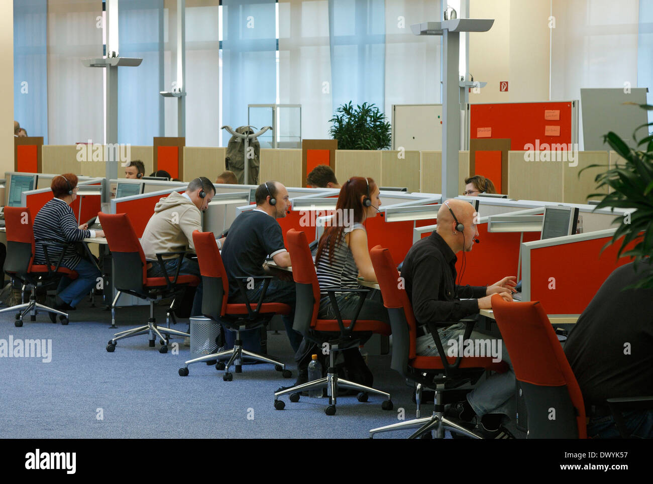 Fonte di comunicazione centro Berlino Foto Stock