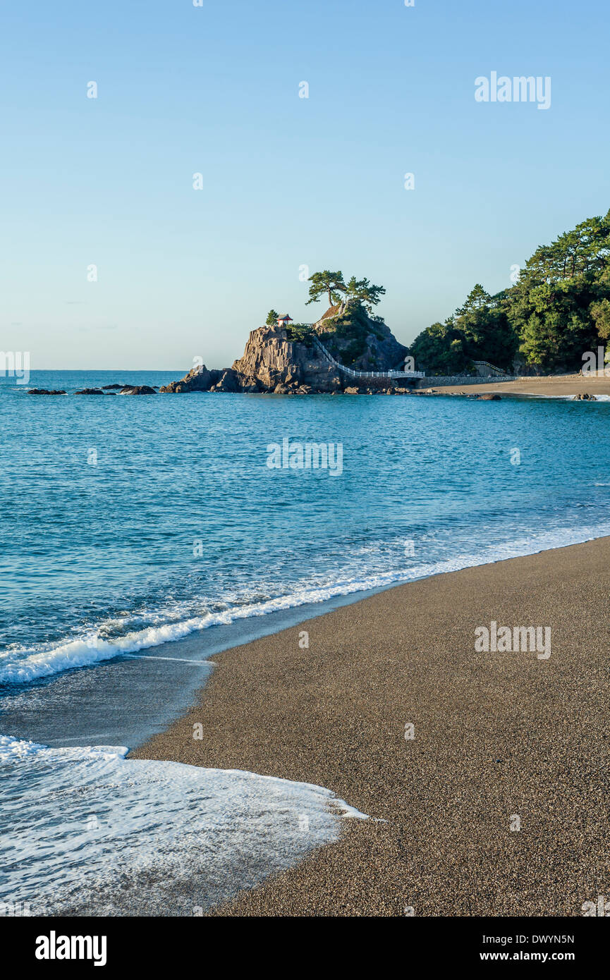 Katsurahama Beach, a Kochi, Prefettura di Kochi, Giappone Foto Stock
