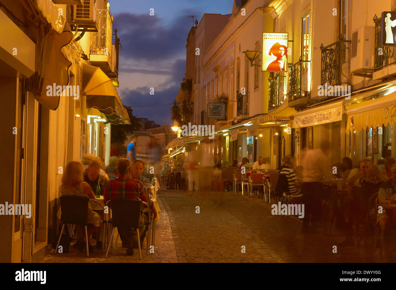 Centro storico, Lagos Foto Stock