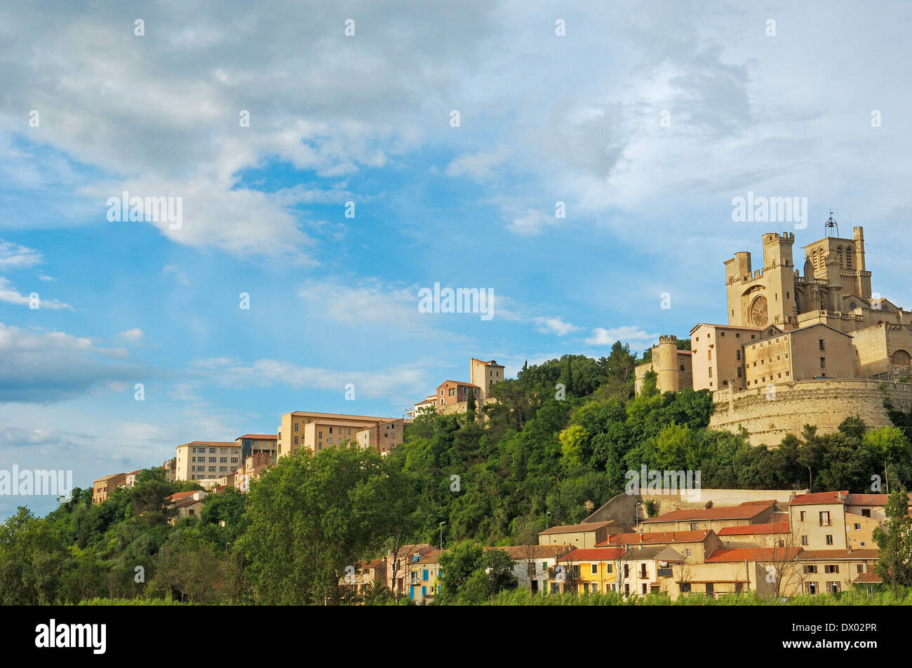 St Nazaire cattedrale, Beziers Foto Stock