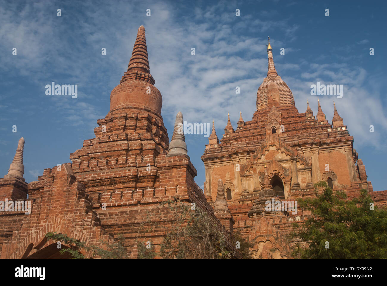 Tempio buddista di Bagan MYANMAR Birmania Foto Stock