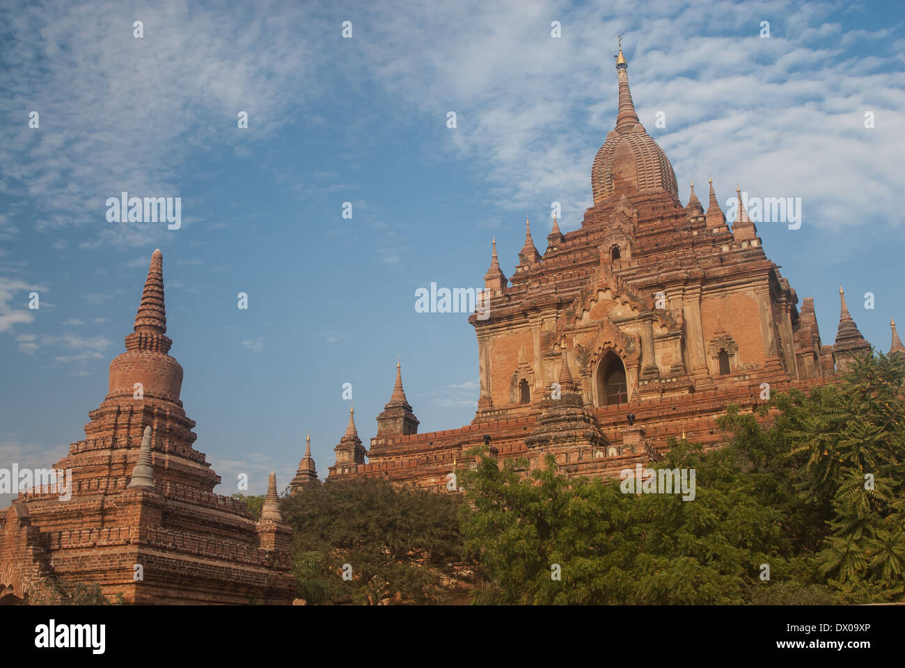 Tempio buddista di Bagan MYANMAR Birmania Foto Stock