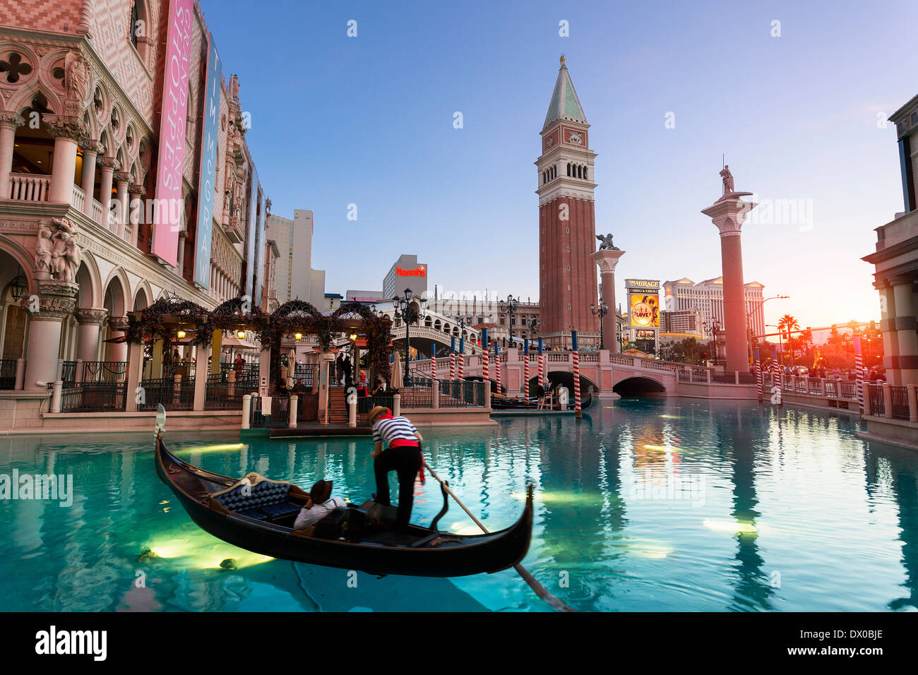 Las Vegas, l'Hotel a Venezia Foto Stock