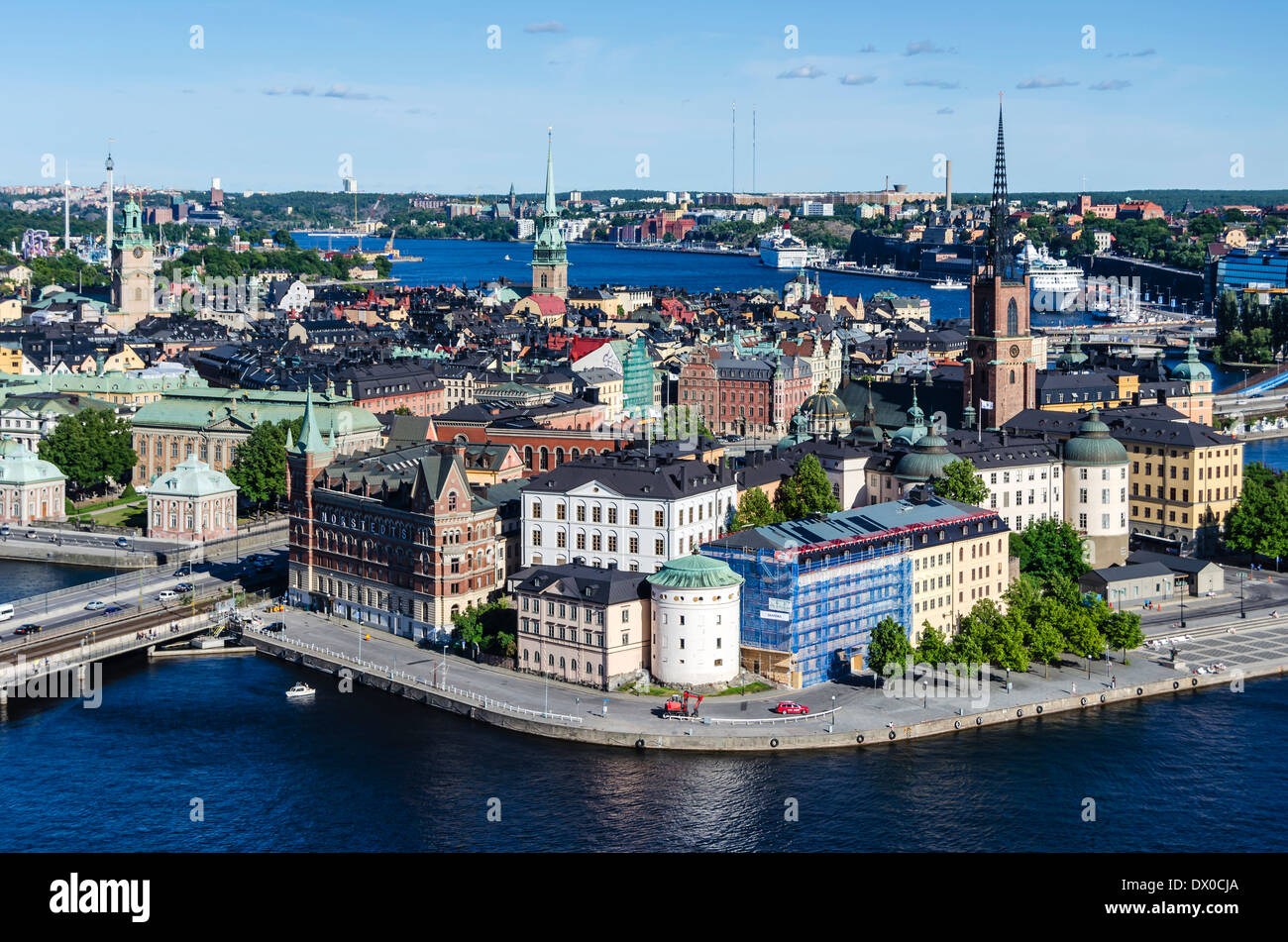 Gamla Stan a Stoccolma, Svezia Foto Stock