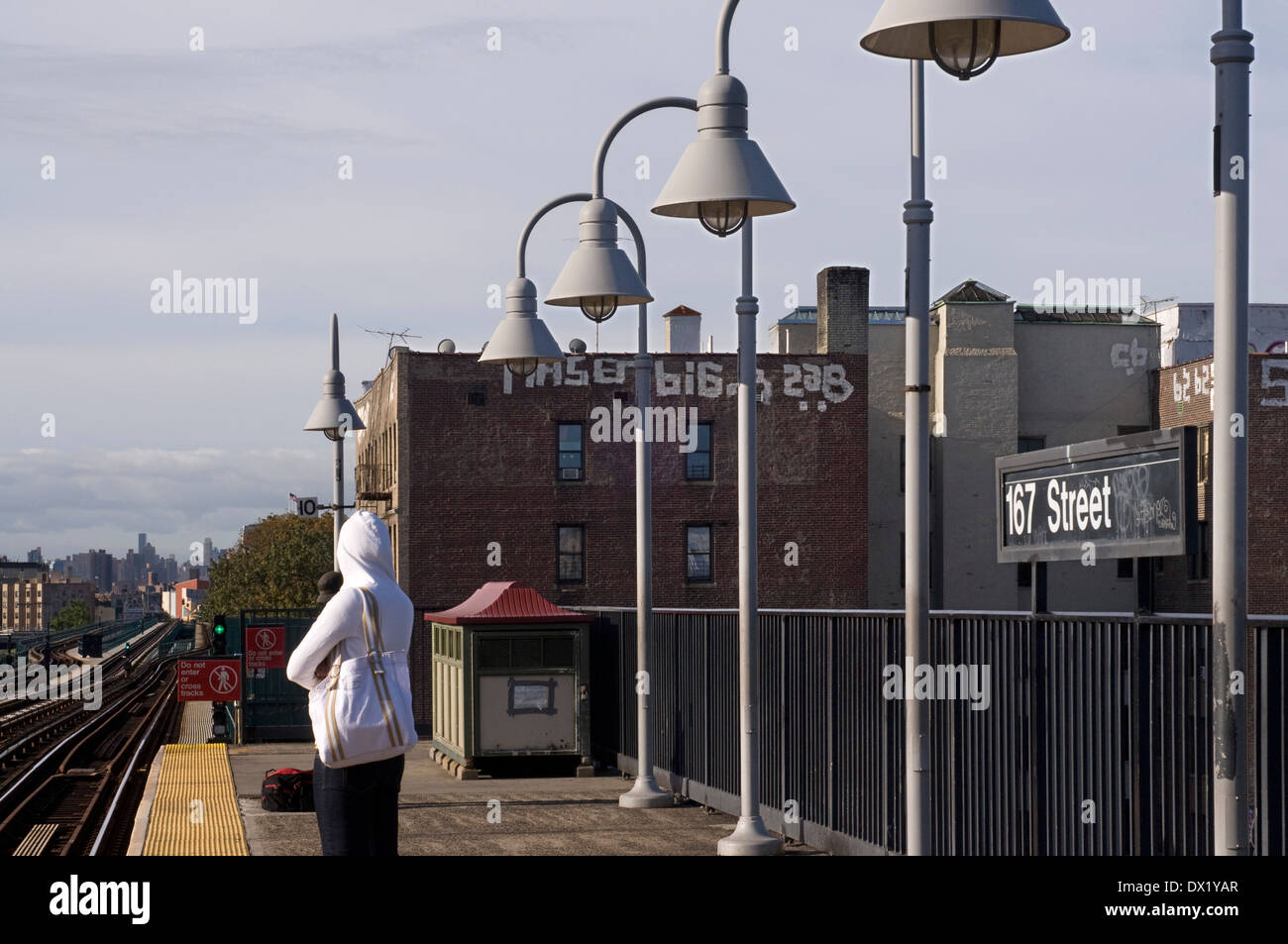 167 Street fermata metropolitana nel Bronx. Uno di questi è il leggendario Bronx quartieri, noto al mondo come pericolosi Foto Stock
