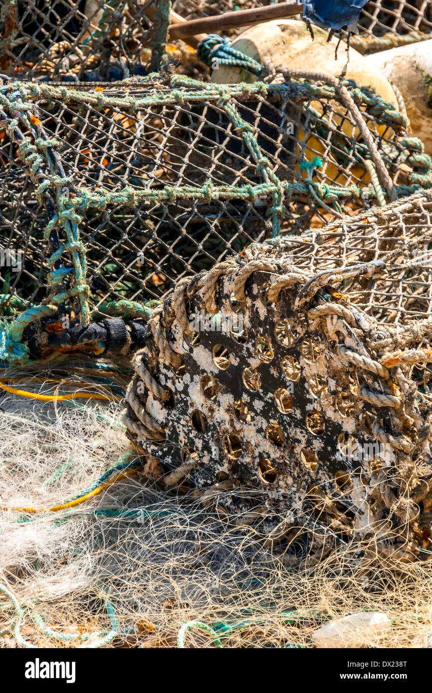 La pesca cestello, REGNO UNITO Foto Stock