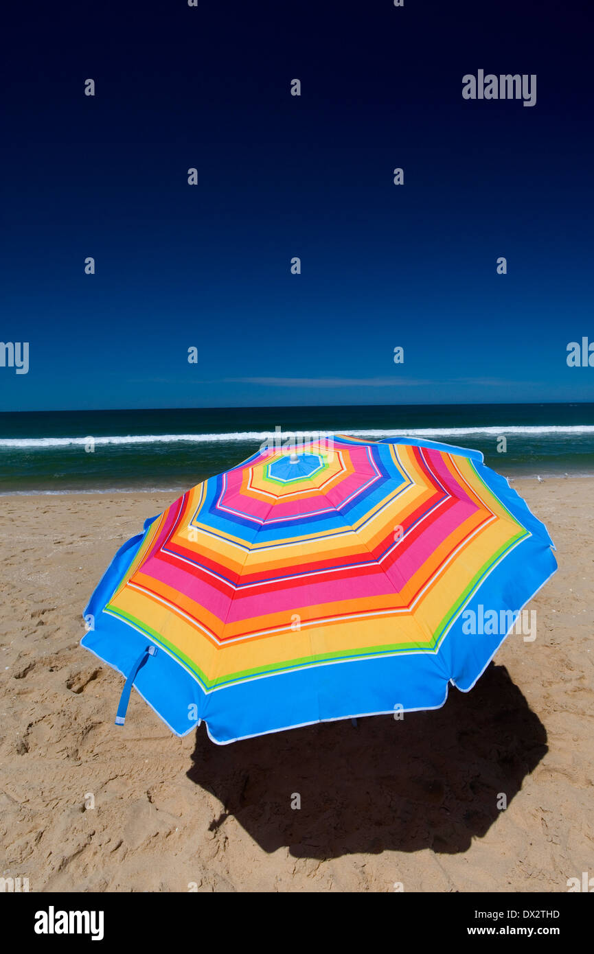 Ombrellone rainbow Foto Stock