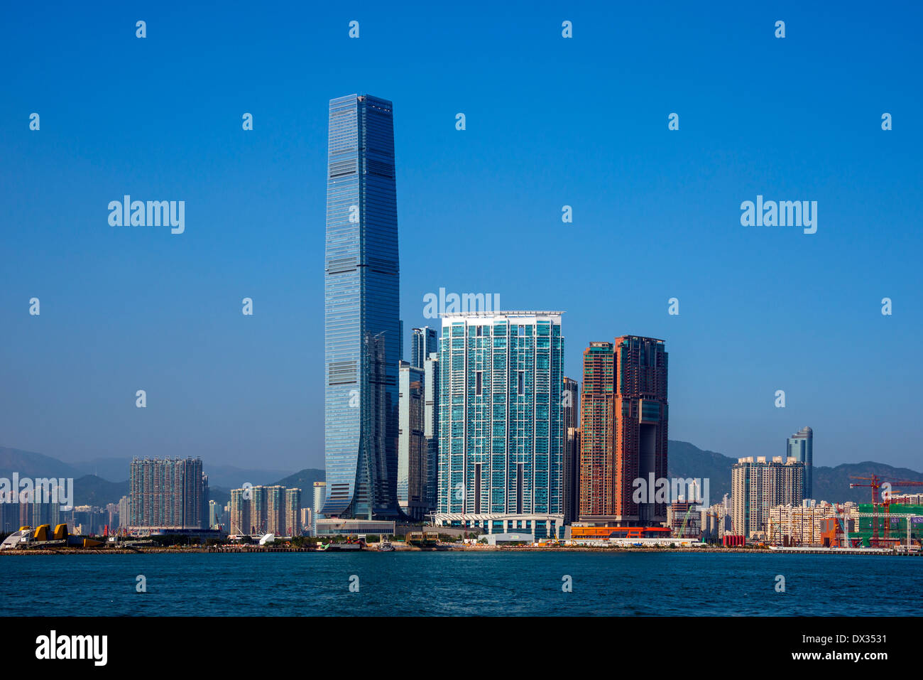 ICC, Kowloon, Hong Kong Foto Stock