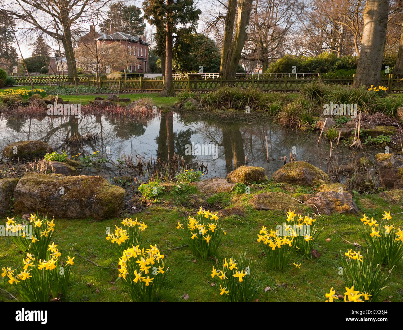 Bantock House e Parco, Wolverhampton, West Midlands, Regno Unito Foto Stock