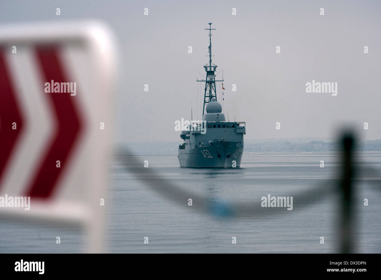 Flotta barca di servizio Foto Stock