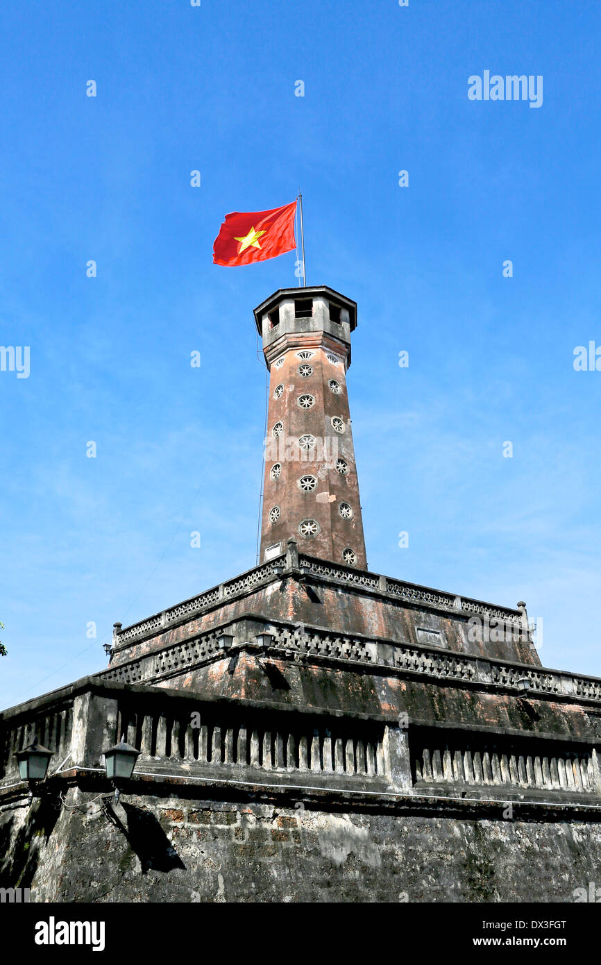 La torre esagonale al Vietnam Museo di Storia Militare, Hanoi, Vietnam, sud-est asiatico Foto Stock