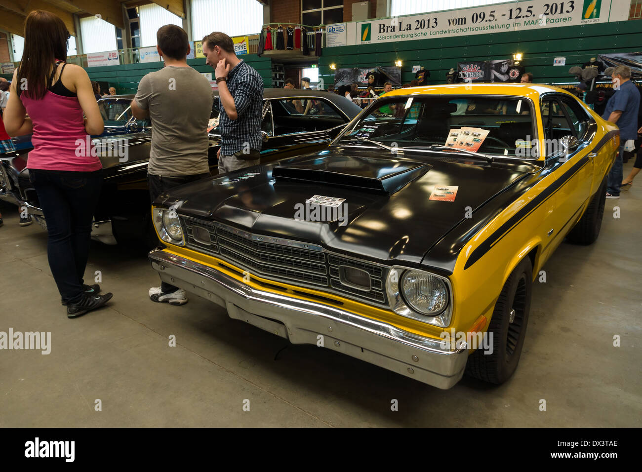 Le due porte coupé Plymouth Duster, 1975 Foto Stock