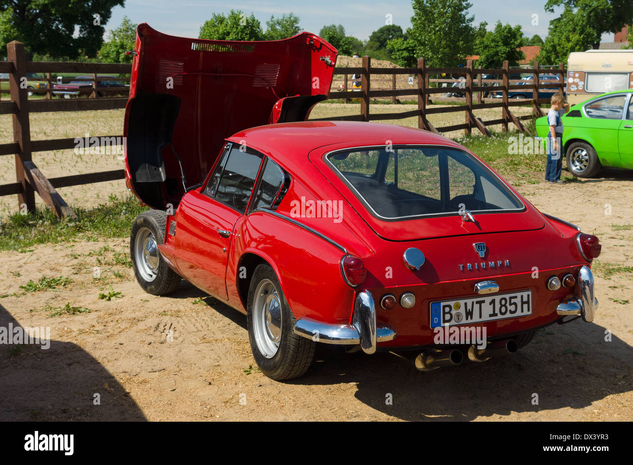 Sport Coupe Triumph GT6, vista posteriore Foto Stock