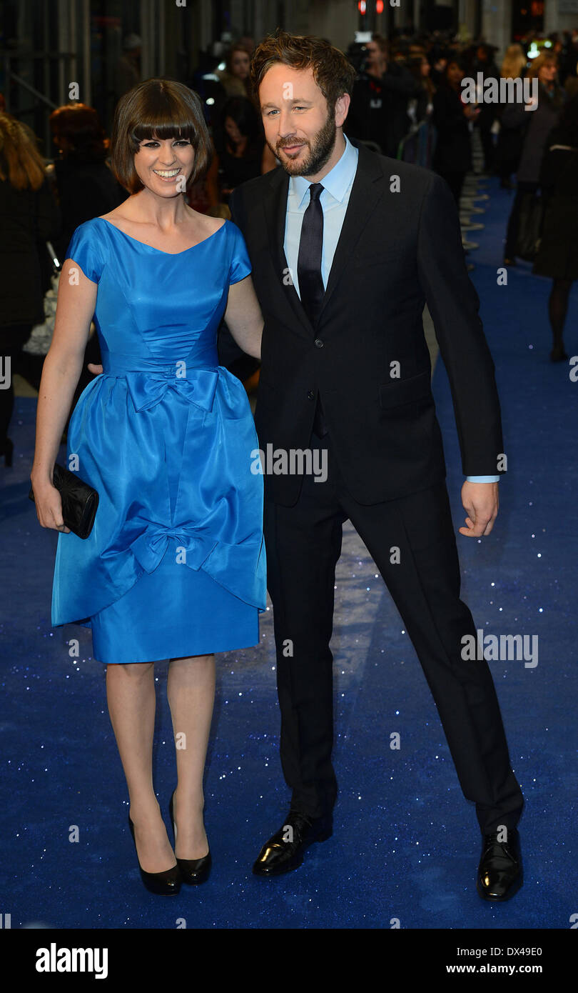 Chris O'Dowd e Dawn Porter la cinquantaseiesima BFI London Film Festival - La Saphires - Premiere - arrivi a Londra, Inghilterra - 15.10.12 Foto Stock