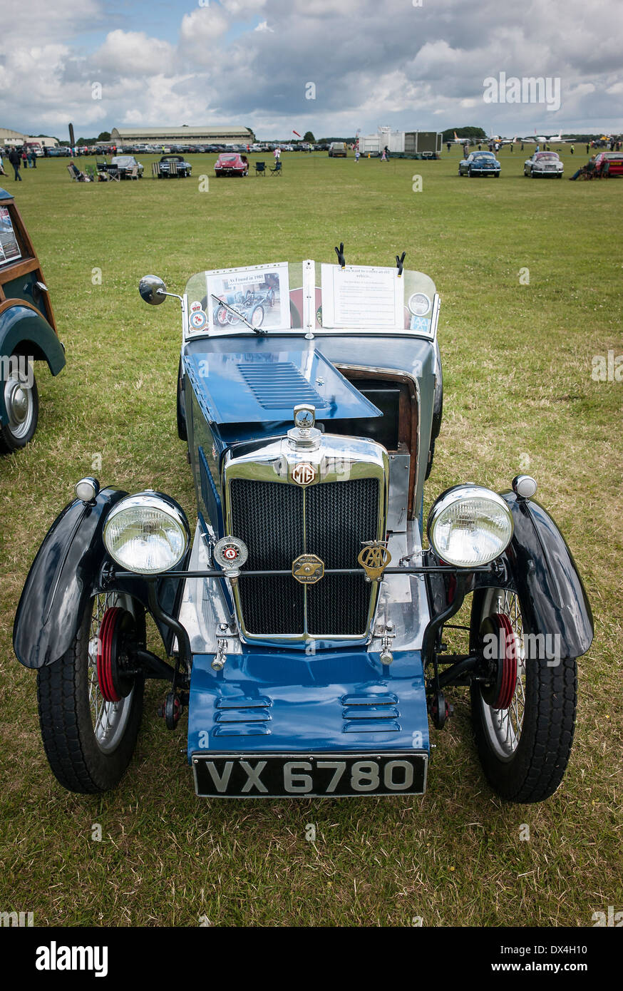 Parte anteriore della lingua inglese MG M sport auto da anni trenta NEL REGNO UNITO Foto Stock