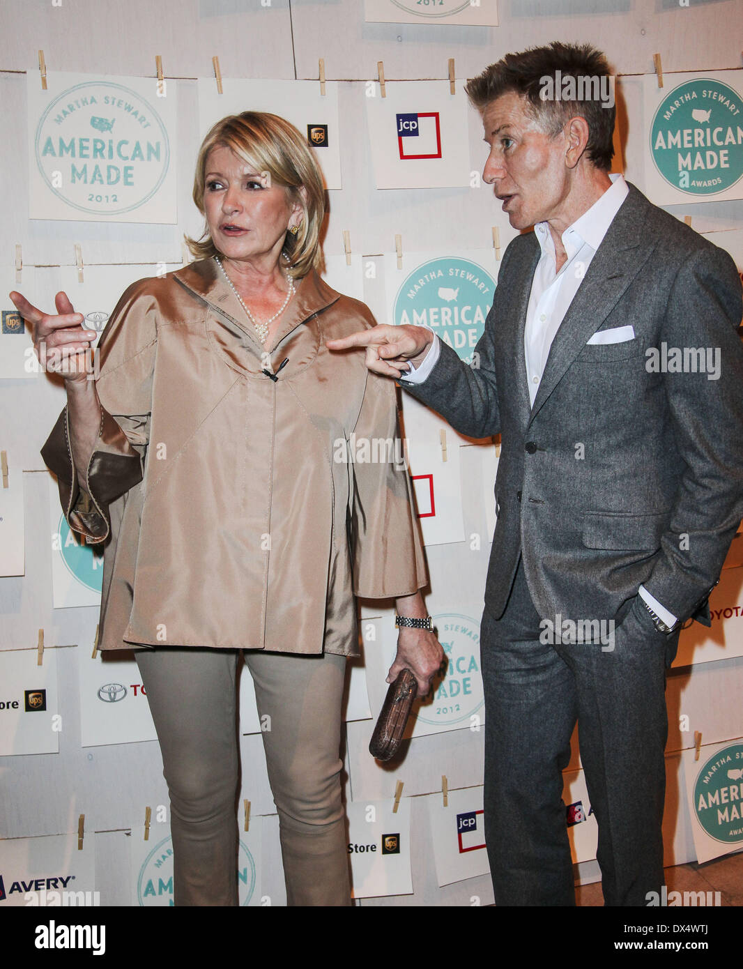 Martha Stewart e Calvin Klein prima annuale America realizzati Awards in Vanderbilt Hall presso il Grand Central Terminal con: M Foto Stock