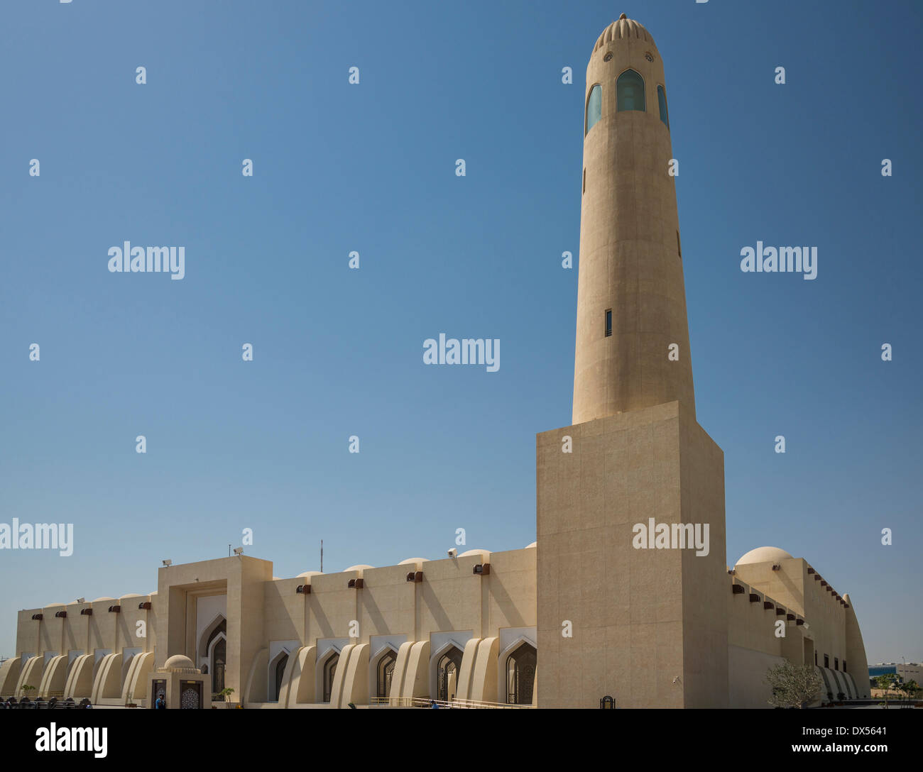 La Moschea internazionale, Doha, Qatar, Emirati Arabi Uniti Foto Stock
