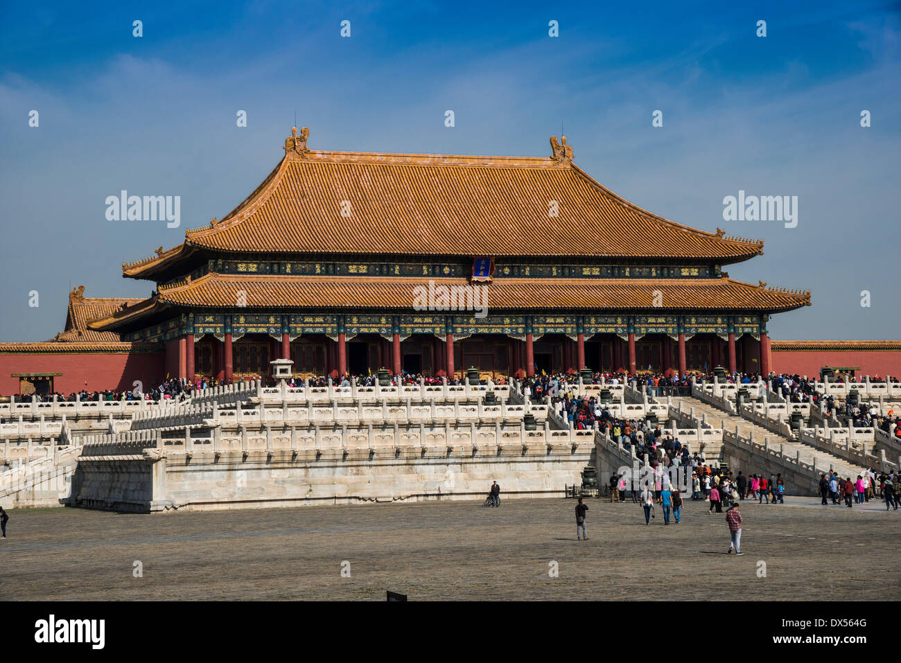 Palazzo imperiale, la Città Proibita di Pechino, Cina Foto Stock