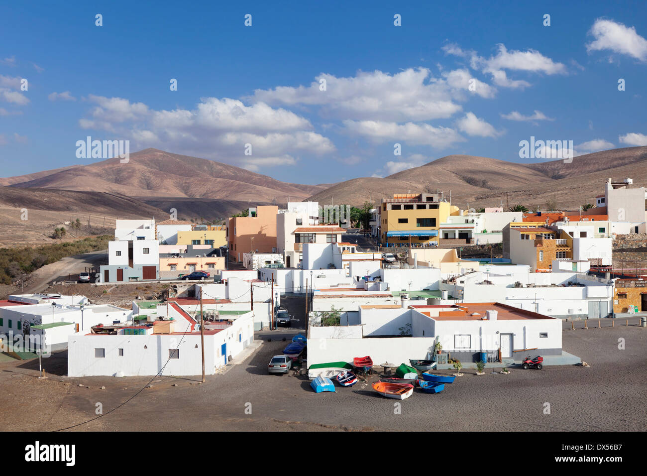 Città di Ajuy, Fuerteventura, Isole Canarie, Spagna Foto Stock