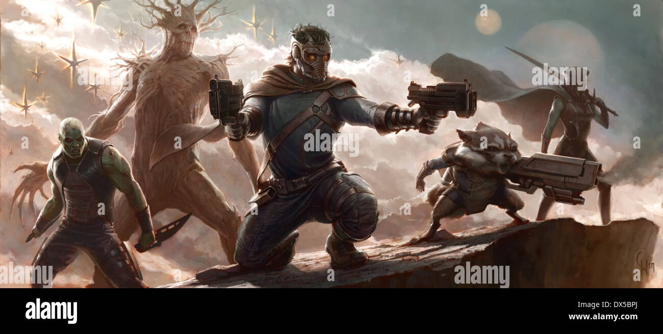 I guardiani della galassia (POSTER ART) (2014) di JAMES GUNN (DIR) RACCOLTA MOVIESTORE LTD Foto Stock