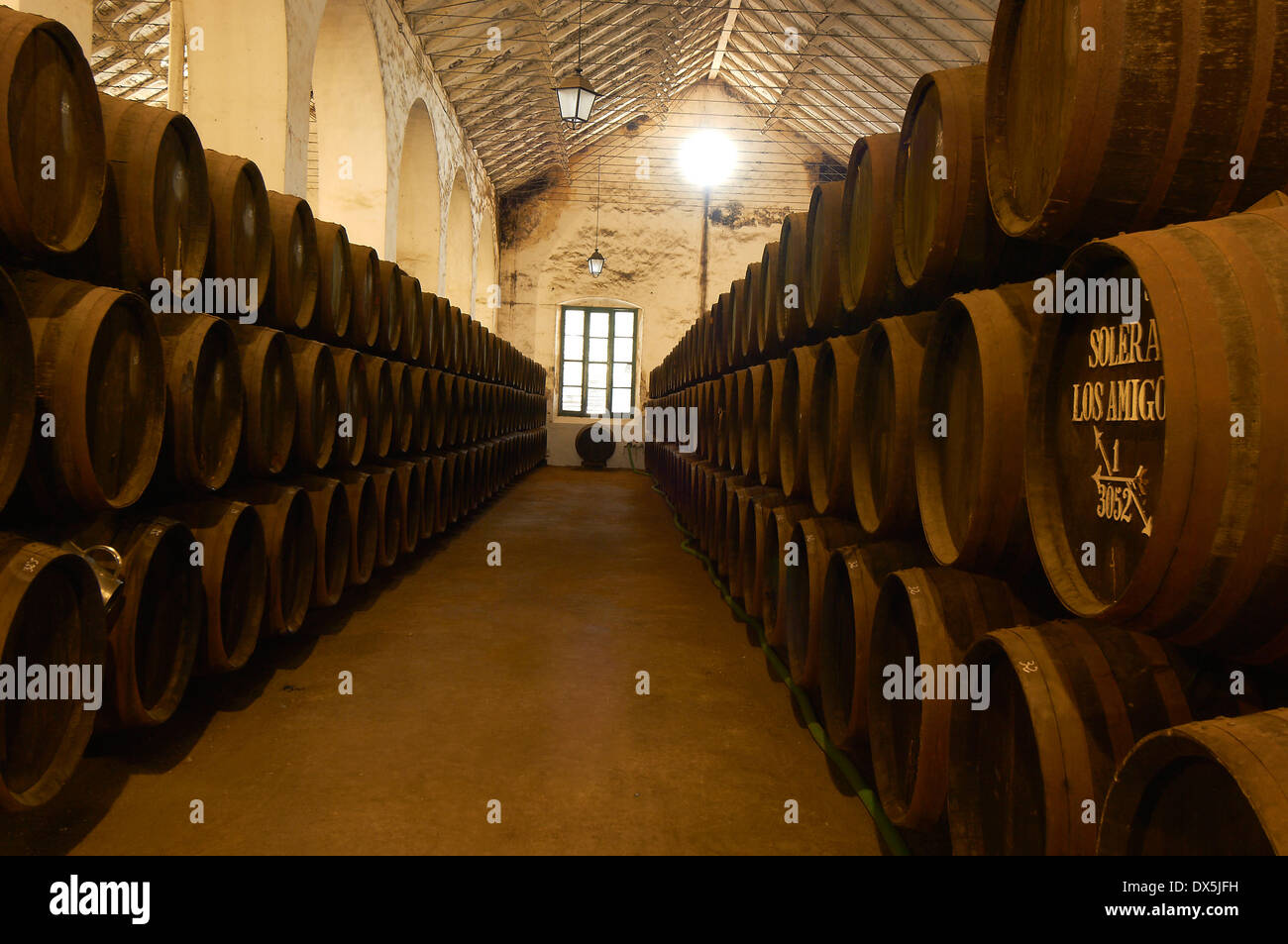 Perez Barquero Cantina, Montilla Foto Stock